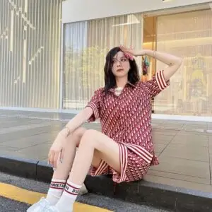 DIOR Short Hooded Dress