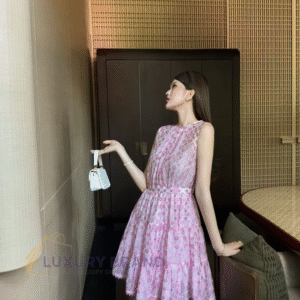 LOUIS VUITTON x Anokhi Vintage Block Print Wrap Dress