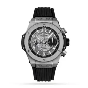 Replica Hublot Big Bang Men Automatic Grey Rubber Watch 441.NX.1171.RX
