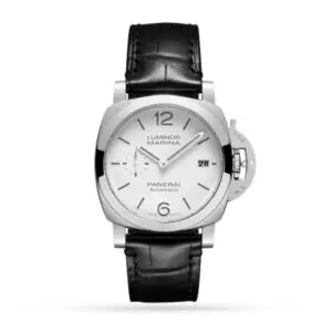 Replica Panerai Luminor Men Automatic White Alligator Watch PAM01271