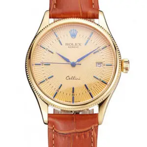 Superclone Rolex Cellini Gold Dial REP016797